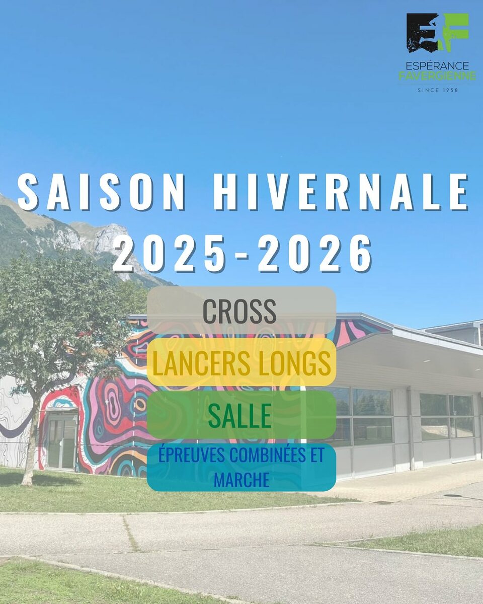Calendriers saison hivernale 2025 - 2026 !